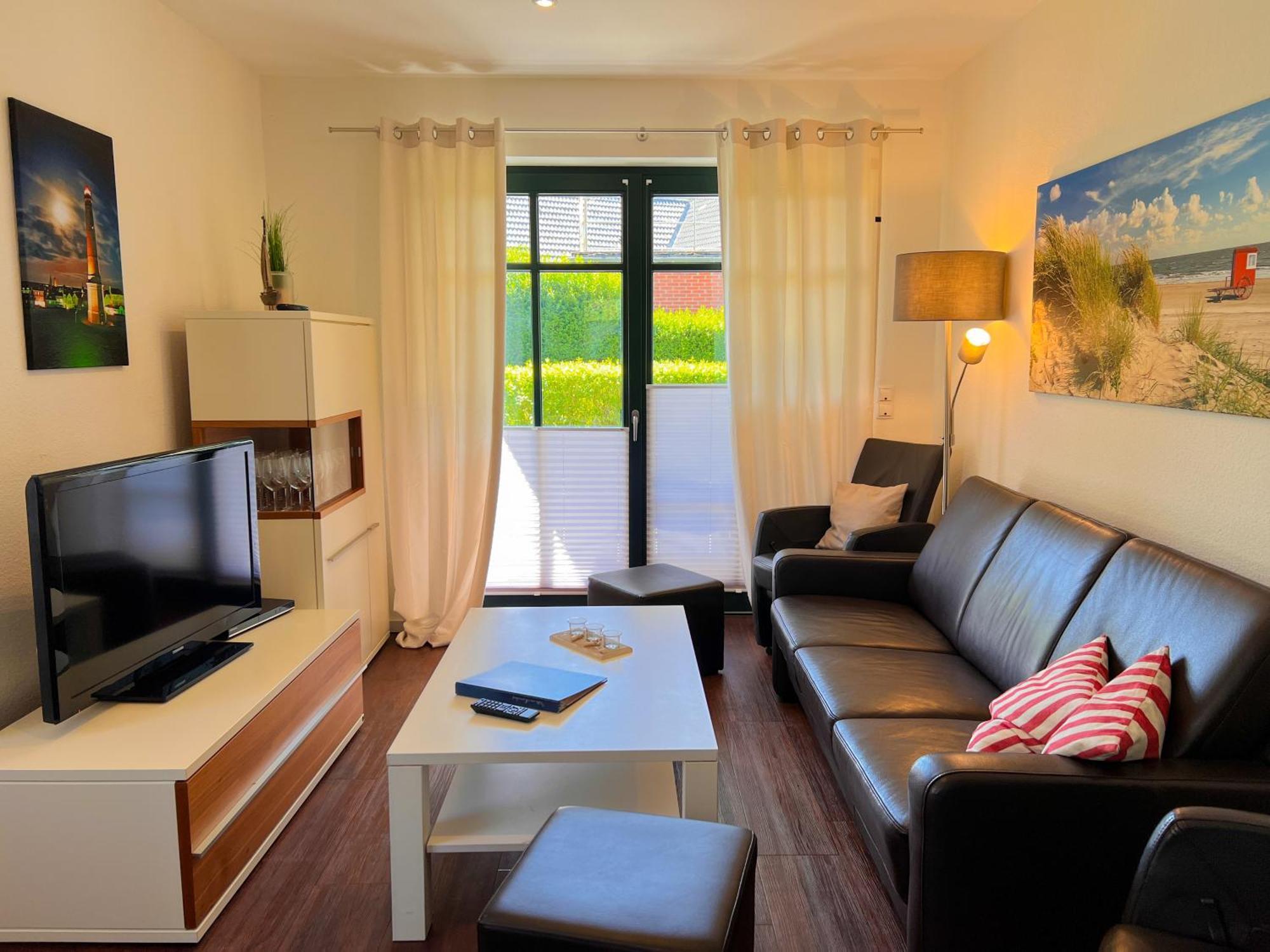 "Windrose" In Der Villa Am Marienhof Borkum Buitenkant foto